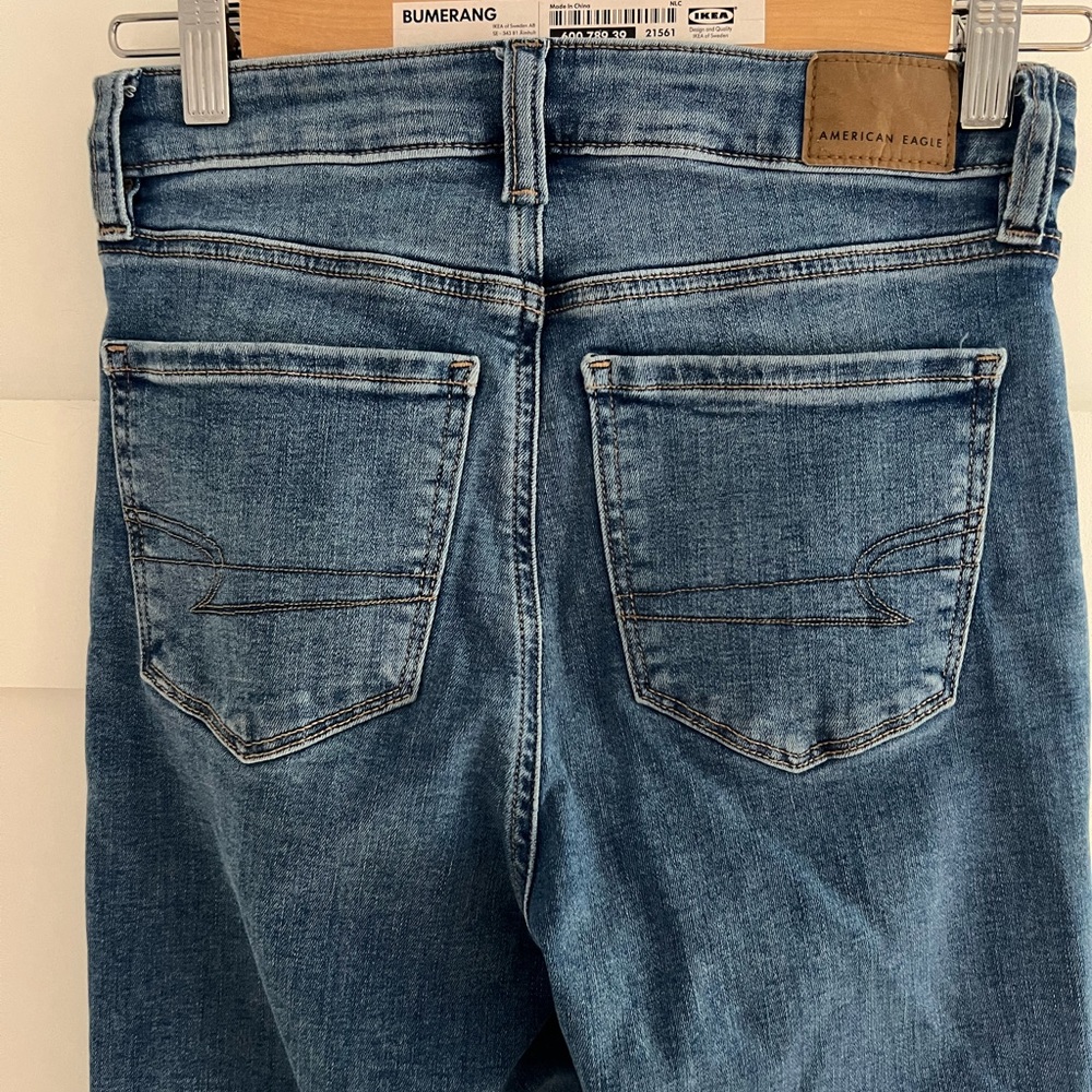 American Eagle next level stretch super high rise flare size 0 - Picture 6 of 11